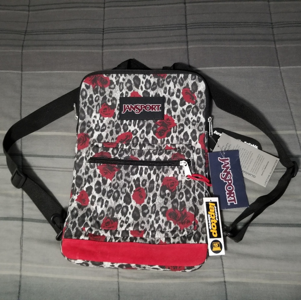 Jansport 15" padded laptop bag sleeve backpack
